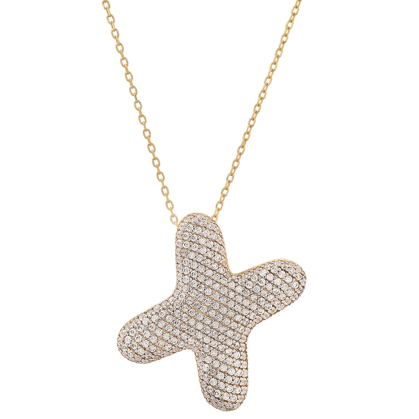 TAI JEWELRY | Twinkling Monogram Charm Necklace | Necklace |