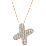 TAI JEWELRY | Twinkling Monogram Charm Necklace | Necklace |