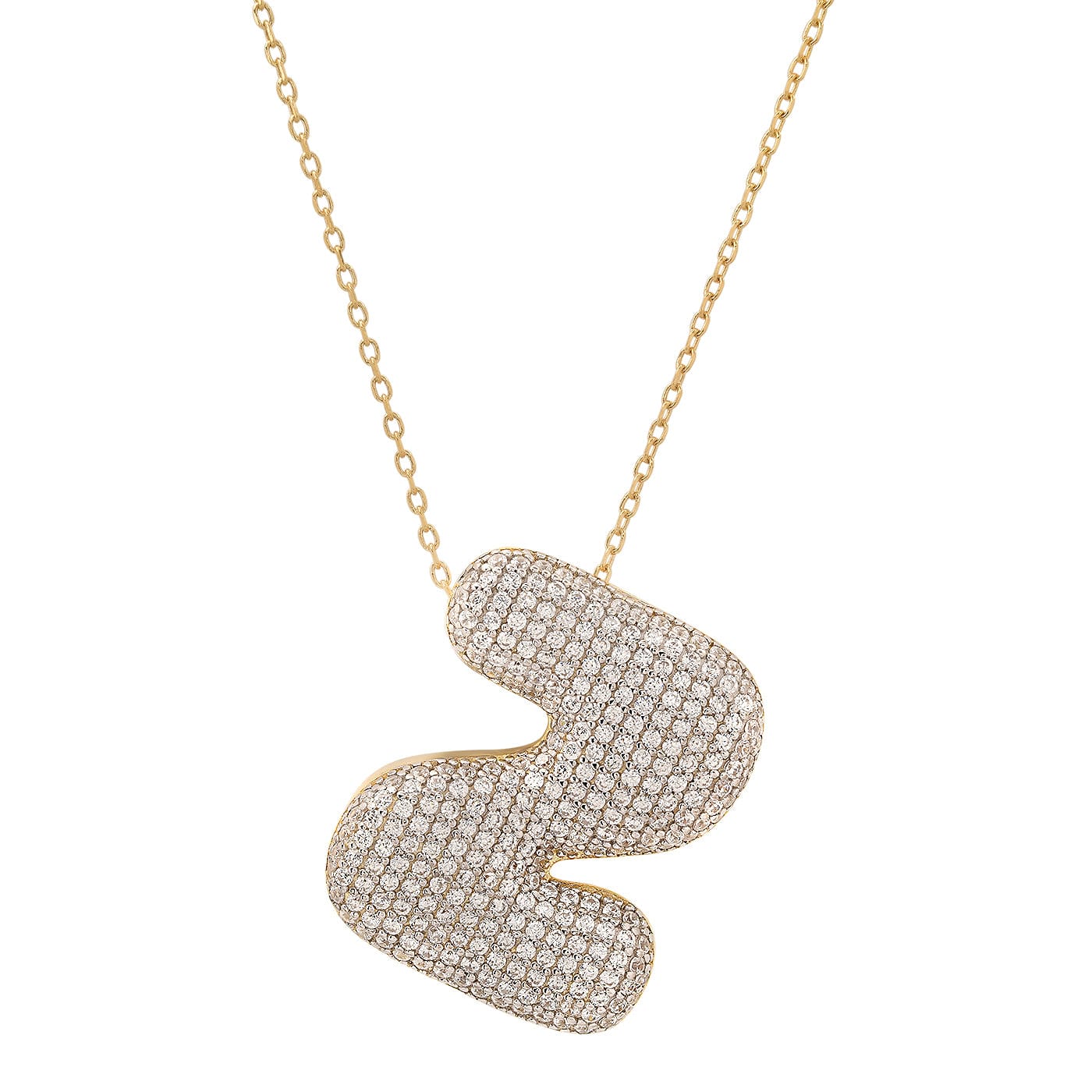 TAI JEWELRY | Twinkling Monogram Charm Necklace | Necklace |