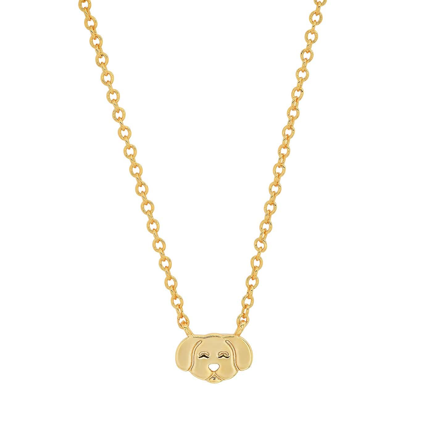 TAI JEWELRY | Whimsical Gold Dog Pendant Necklace | Necklace |