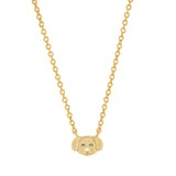 TAI JEWELRY | Whimsical Gold Dog Pendant Necklace | Necklace |