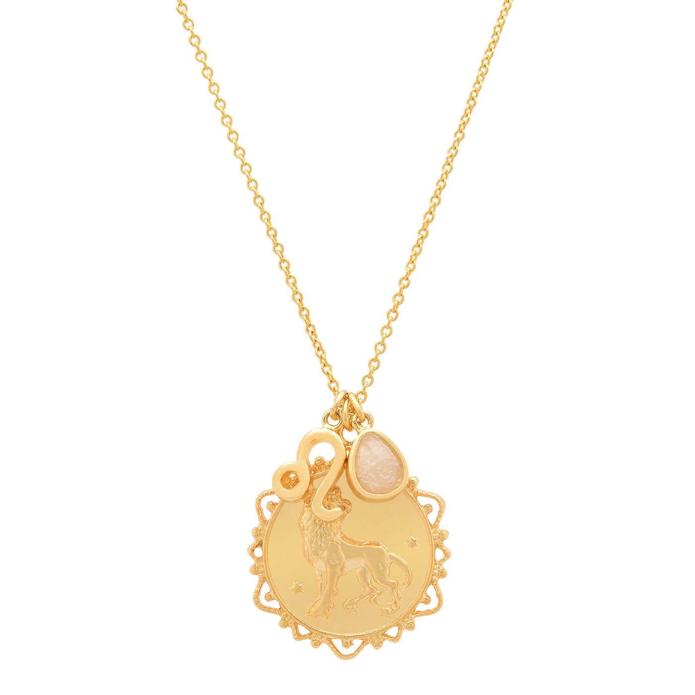 TAI JEWELRY Necklace Leo Zodiac Charm Necklace