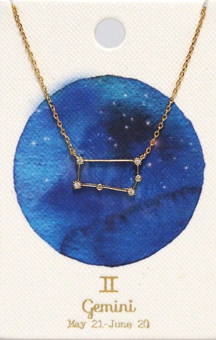 TAI JEWELRY Necklace Gemini Zodiac Constellation Necklace