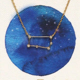 TAI JEWELRY Necklace Gemini Zodiac Constellation Necklace