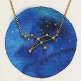 TAI JEWELRY Necklace Leo Zodiac Constellation Necklace