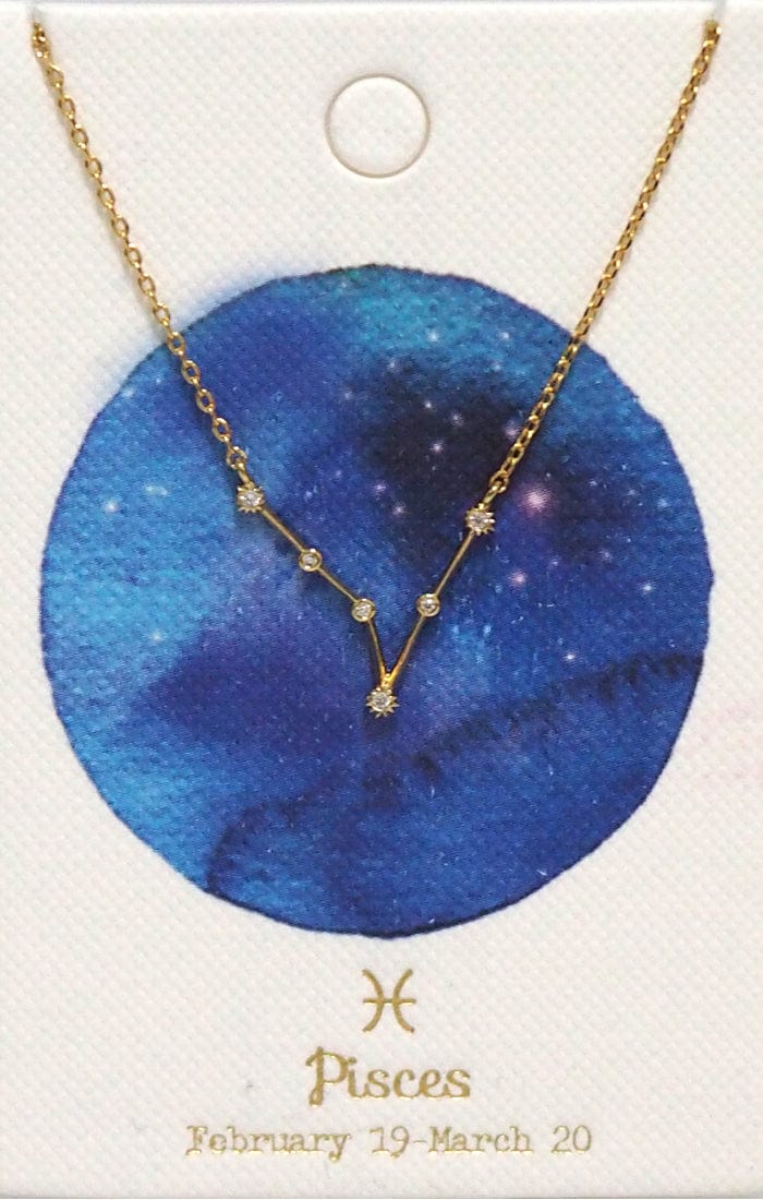 TAI JEWELRY Necklace Pisces Zodiac Constellation Necklace