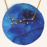 TAI JEWELRY Necklace Taurus Zodiac Constellation Necklace