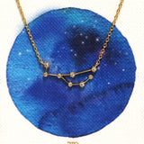 TAI JEWELRY Necklace Virgo Zodiac Constellation Necklace