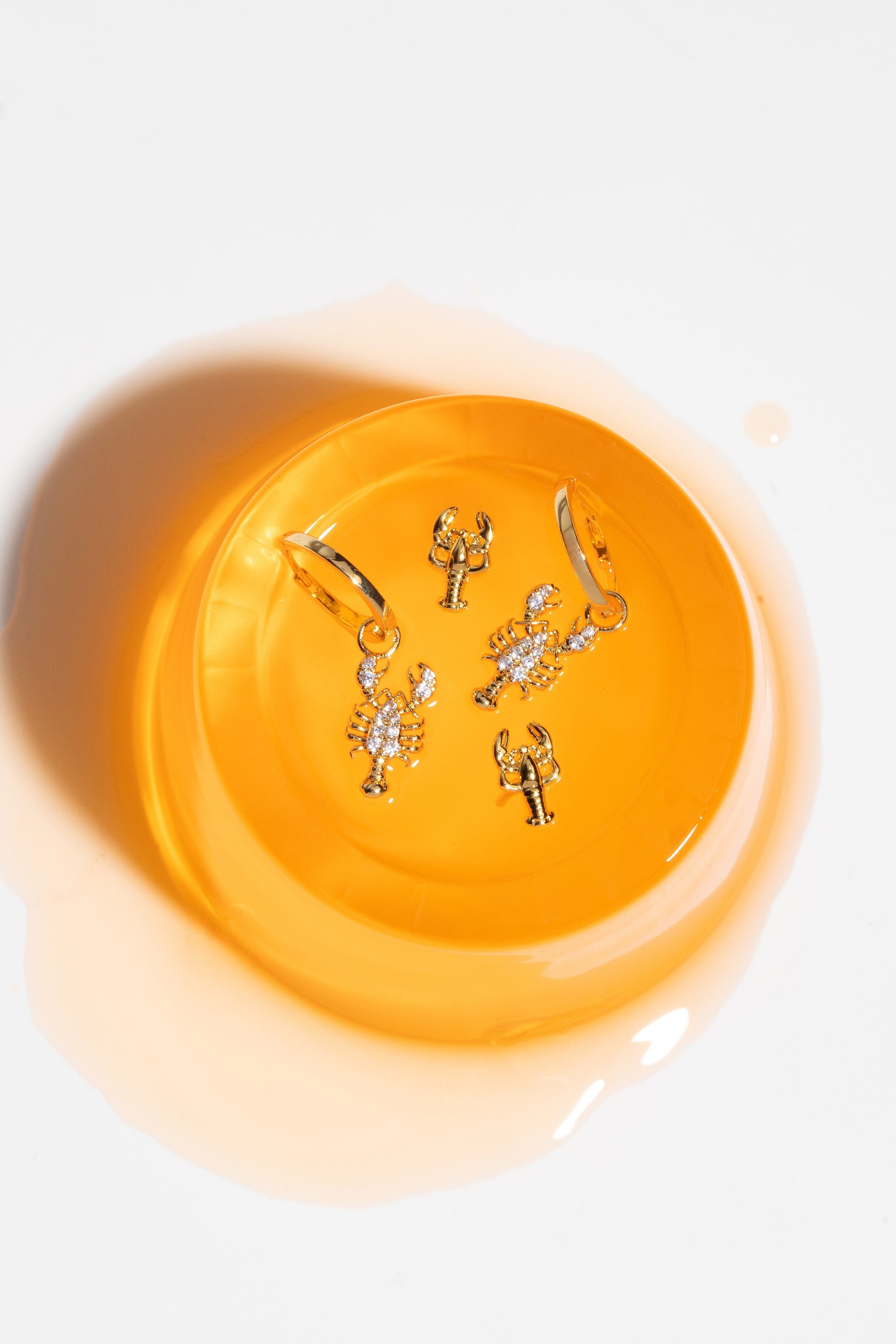 TAI JEWELRY | Pavé Lobster Huggies | |