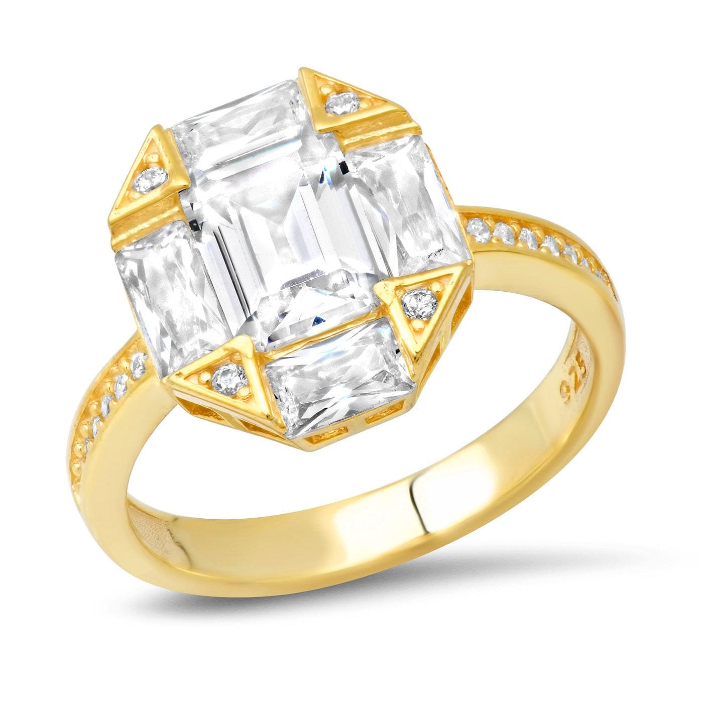 TAI JEWELRY Rings Art Deco Cz Ring