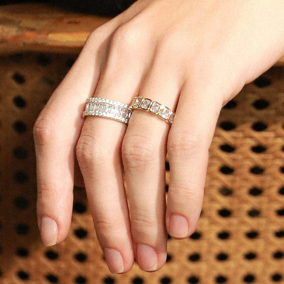 TAI JEWELRY | Baguette Eternity Band | Rings |