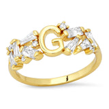 TAI JEWELRY | Baguette Initial Ring | Rings |