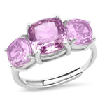 TAI JEWELRY Rings Copy of Round Three Stone Ring