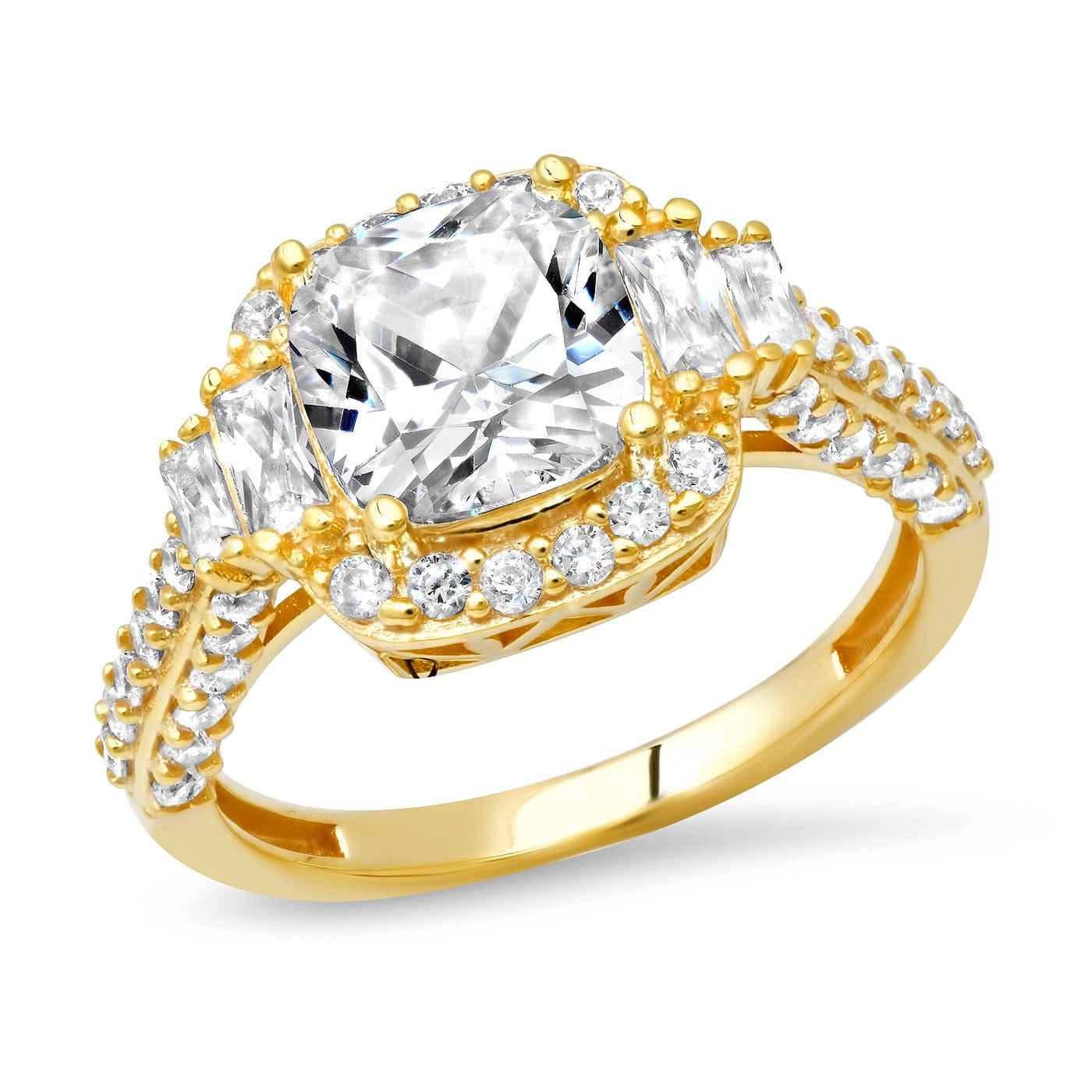 TAI JEWELRY Rings Cushion Cut Cz Ring