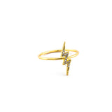 TAI JEWELRY | Lightning Bolt CZ Ring | Rings |