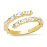 TAI JEWELRY Rings 6 CZ Wrap Ring