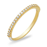 TAI JEWELRY Rings 6 Enamel Pave Band