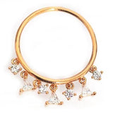 TAI JEWELRY Rings Geo Dangle Ring