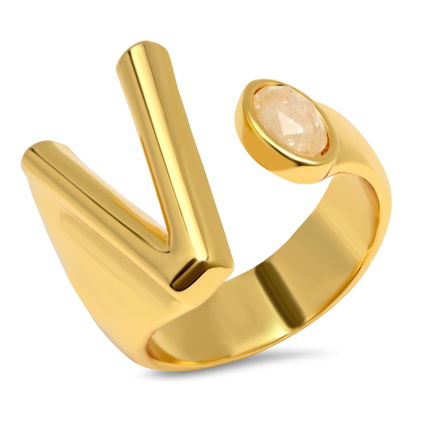 TAI JEWELRY | Initial Wrap Ring | Rings |