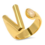 TAI JEWELRY | Initial Wrap Ring | Rings |
