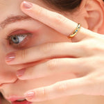 TAI JEWELRY | Rainbow Gemstone Dome Ring | Rings |