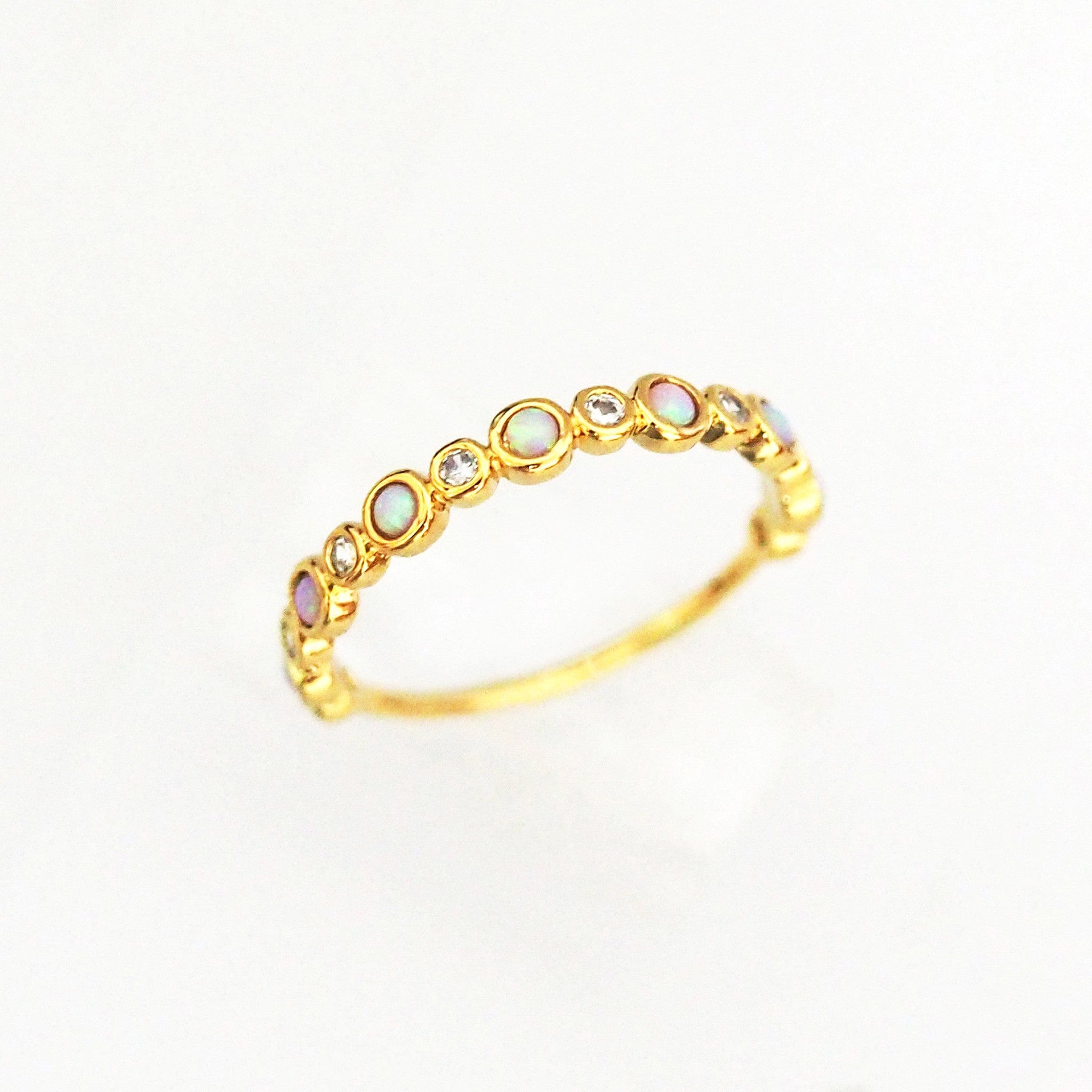 TAI JEWELRY | Opal CZ Bezel Ring | Rings |