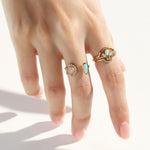 TAI JEWELRY | Opal & Druzy Adjustable Ring | Rings |