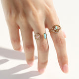 TAI JEWELRY | Opal & Druzy Adjustable Ring | Rings |