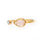 TAI JEWELRY Rings Opal Rose Teardrop Stone Ring