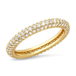 TAI JEWELRY Rings 6 Pave CZ Eternity Band