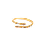 TAI JEWELRY | Pavé Snake Wrap Ring | Rings |