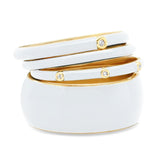TAI JEWELRY | Enamel CZ Stackable Ring Set – Set of 4 | Rings |