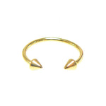 TAI JEWELRY | Simple Gold Open Spike Ring | Rings |