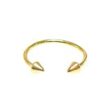 TAI JEWELRY | Simple Gold Open Spike Ring | Rings |