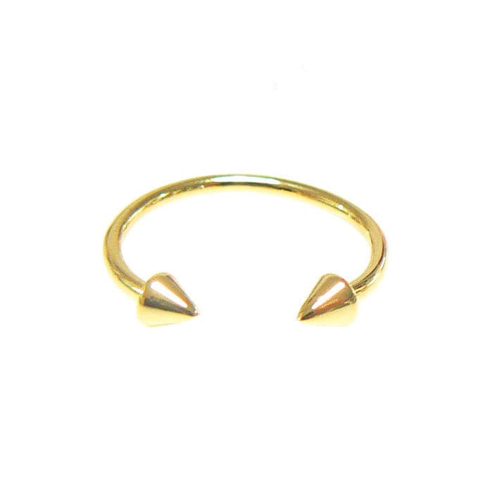 TAI JEWELRY | Simple Gold Open Spike Ring | Rings |