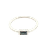 TAI JEWELRY | Silver Baguette Charm Ring | Rings |