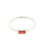 TAI JEWELRY | Silver Baguette Charm Ring | Rings |