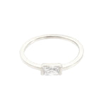 TAI JEWELRY | Silver Baguette Charm Ring | Rings |