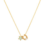 TAI JEWELRY | Star and Horseshoe Pendant Necklace | Necklace |