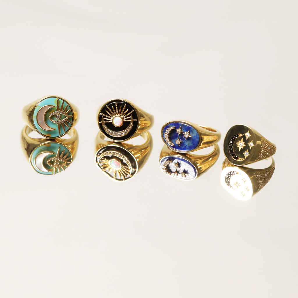 人気【Tai】Heart & Star Signetリング TAI JEWELRY | Signet Rings