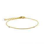 TAI JEWELRY Bracelet Gold Arc Chain Bracelet
