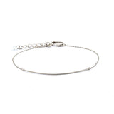 TAI JEWELRY Bracelet Silver Arc Chain Bracelet