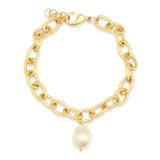 TAI JEWELRY Bracelet Baroque Pearl Chain Bracelet