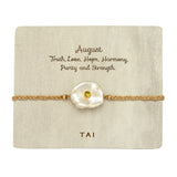 TAI JEWELRY Bracelet August Birthstone Baroque Pearl Bracelet