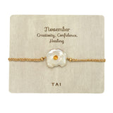 TAI JEWELRY Bracelet November Birthstone Baroque Pearl Bracelet