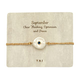 TAI JEWELRY Bracelet September Birthstone Baroque Pearl Bracelet