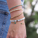 TAI JEWELRY Bracelet Celestial Motif Enamel Cuff Bracelet