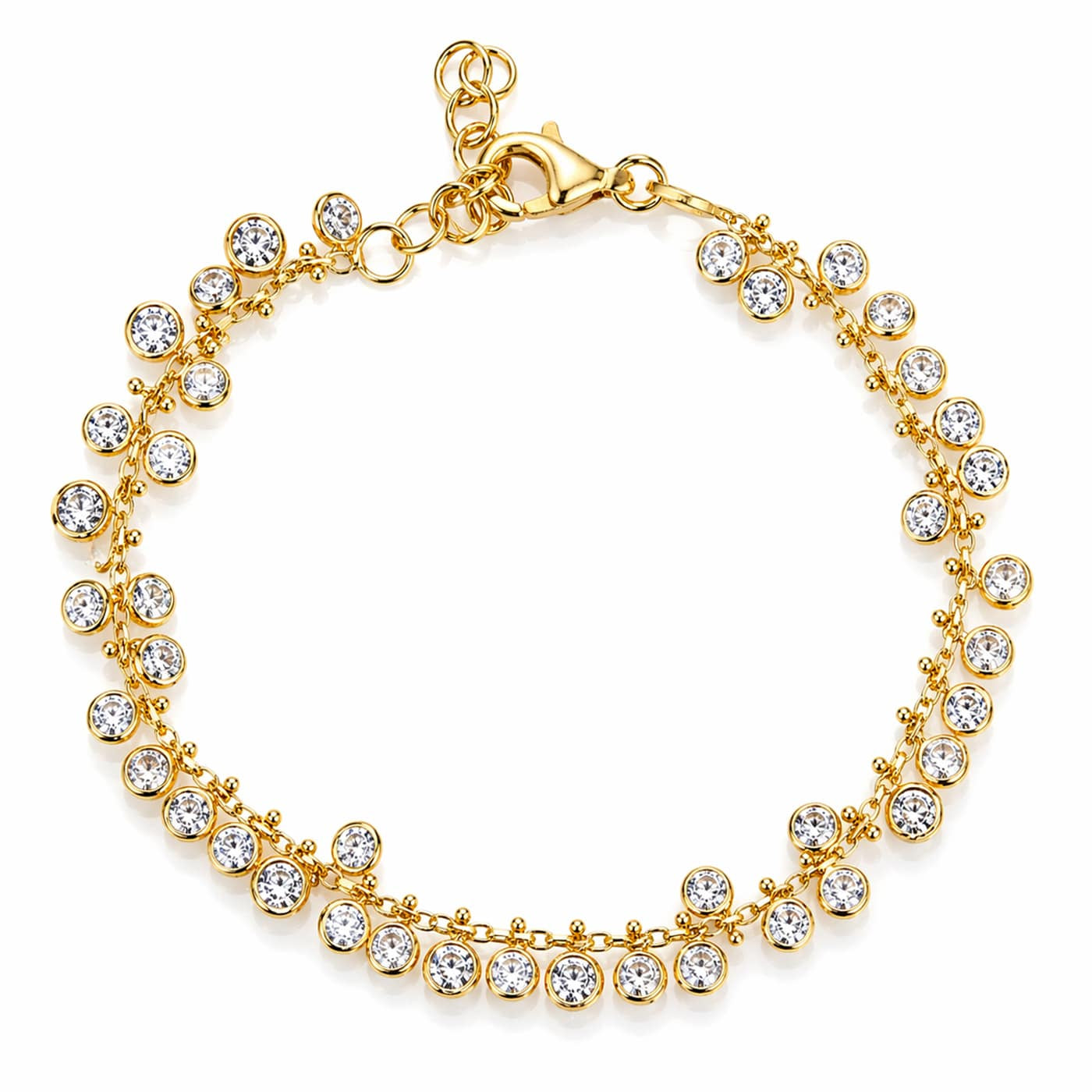 TAI JEWELRY Bracelet CZ Charm Bracelet (3.3mm)