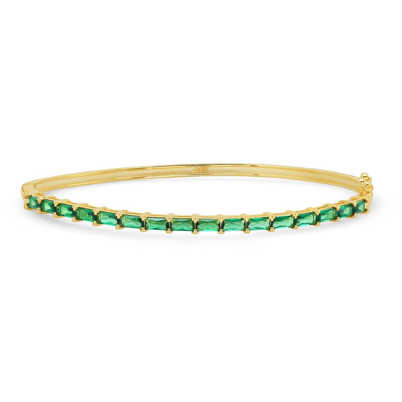 TAI JEWELRY Bracelet Emerald Bangle Bracelet