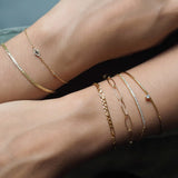 TAI JEWELRY Bracelet Figaro Chain Bracelet
